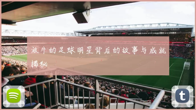 放牛的足球明星背后的故事与成就揭秘