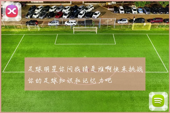 足球明星你问我猜是谁啊快来挑战你的足球知识和记忆力吧